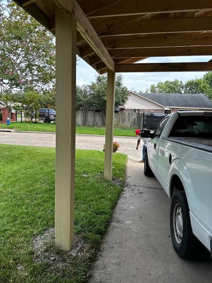 Carport construction — 6